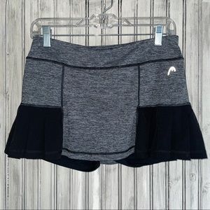 Head Gray & Black Active Skort